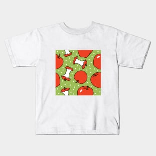 Apples with Polka Dots Kids T-Shirt